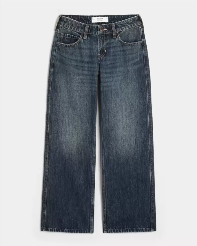 Χαμηλό τζιν Dark Wash Baggy Χαμηλό τζιν Dark Wash Baggy