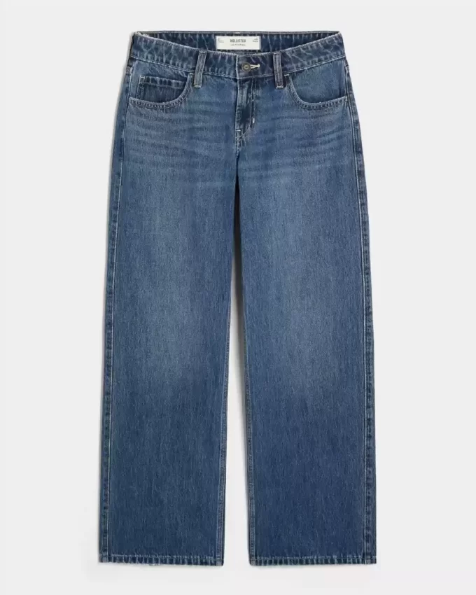 Χαμηλό τζιν Dark Wash Baggy Χαμηλό τζιν Dark Wash Baggy