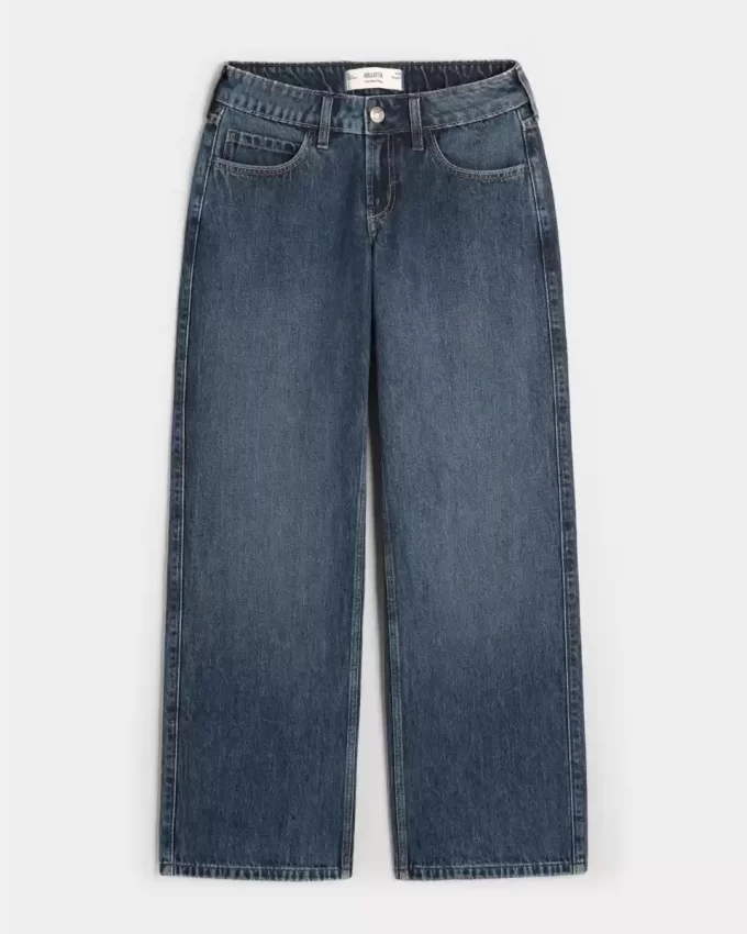 Χαμηλό τζιν Dark Wash Baggy Χαμηλό τζιν Dark Wash Baggy
