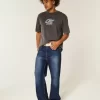 Τζιν Dark Wash Baggy Bootcut