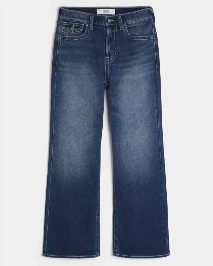 Τζιν Dark Wash Baggy Bootcut