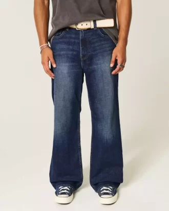 Τζιν Dark Wash Baggy Bootcut