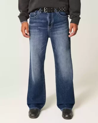 Τζιν Dark Wash Baggy Bootcut