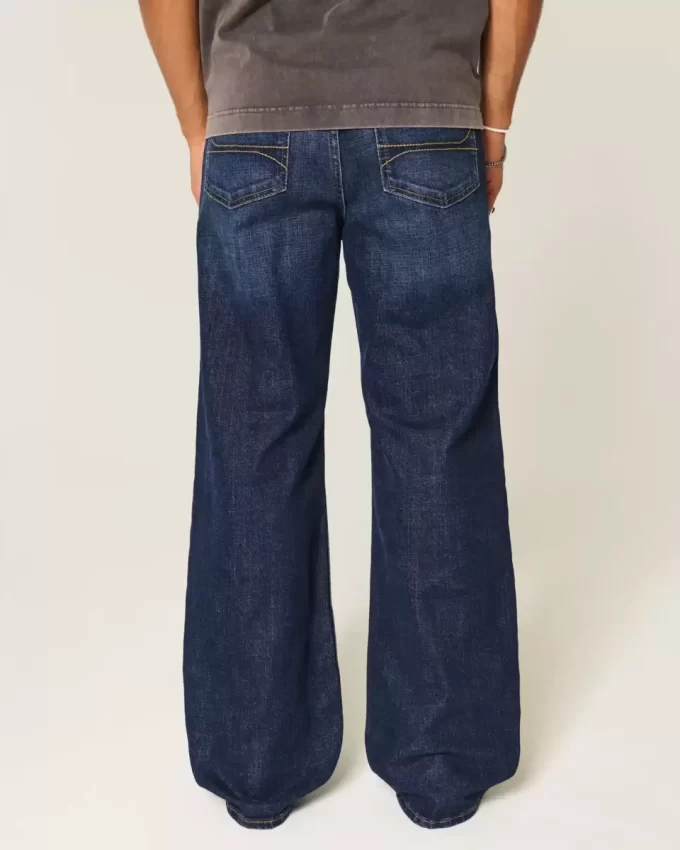 Τζιν Dark Wash Baggy Bootcut