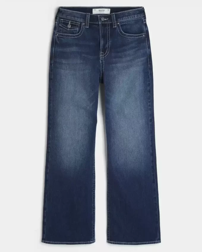 Τζιν Dark Wash Baggy Bootcut