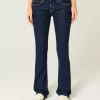 Χαμηλό τζιν Dark Wash Bootcut