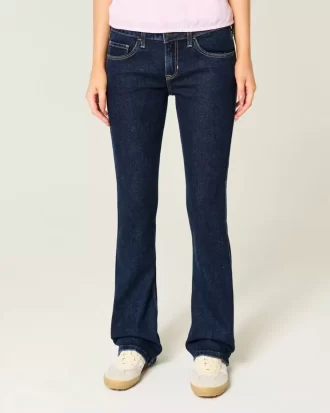 Χαμηλό τζιν Dark Wash Bootcut