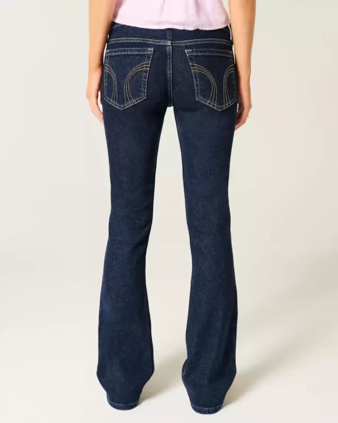 Χαμηλό τζιν Dark Wash Bootcut