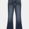 Χαμηλό τζιν Dark Wash Bootcut