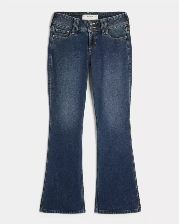 Χαμηλό τζιν Dark Wash Bootcut