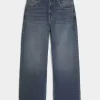 Σούπερ φαρδύ τζιν Dark Wash Dice Graphic Σούπερ φαρδύ τζιν Dark Wash Dice Graphic