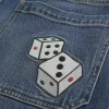 Σούπερ φαρδύ τζιν Dark Wash Dice Graphic Σούπερ φαρδύ τζιν Dark Wash Dice Graphic