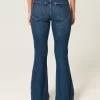 Υψηλό τζιν Dark Wash Flare