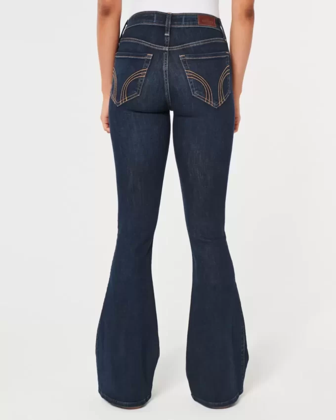 Υψηλό τζιν Dark Wash Flare