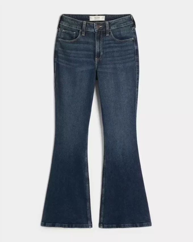 Υψηλό τζιν Dark Wash Flare