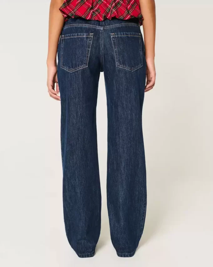 Χαμηλό τζιν Dark Wash Loose Χαμηλό τζιν Dark Wash Loose