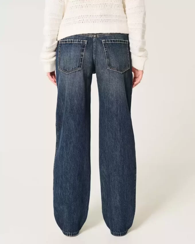 Χαμηλό τζιν Dark Wash Loose Χαμηλό τζιν Dark Wash Loose