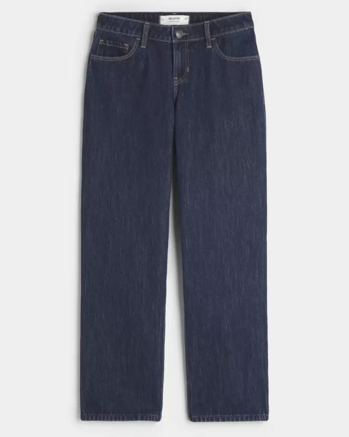 Χαμηλό τζιν Dark Wash Loose Χαμηλό τζιν Dark Wash Loose