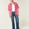 Dark Wash Relaxed Bootcut Jeans
