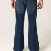 Dark Wash Relaxed Bootcut Jeans