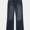 Dark Wash Relaxed Bootcut Jeans