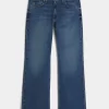 Dark Wash Relaxed Bootcut Jeans
