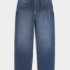 Dark Wash Skater Baggy Jeans