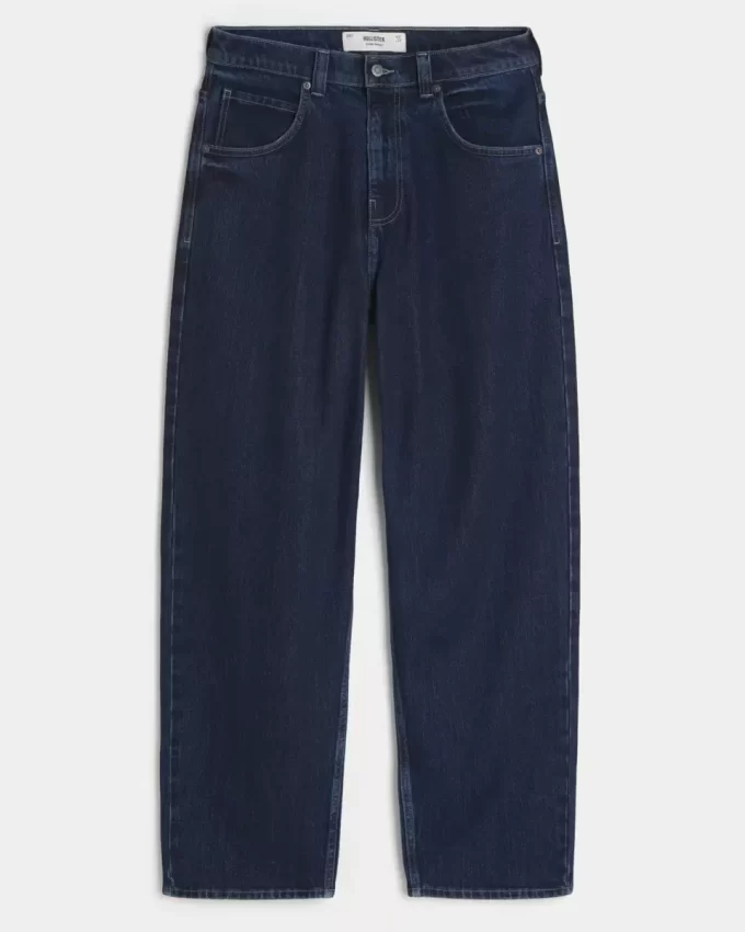 Dark Wash Skater Baggy Jeans