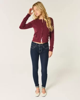 Ψηλόμεσα τζιν Dark Wash Skinny