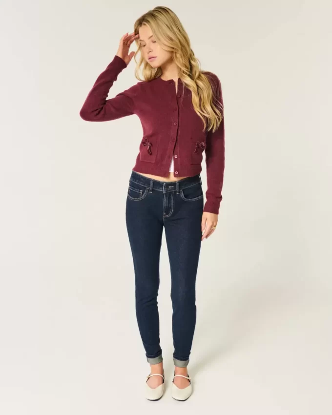 Ψηλόμεσα τζιν Dark Wash Skinny Ψηλόμεσα τζιν Dark Wash Skinny