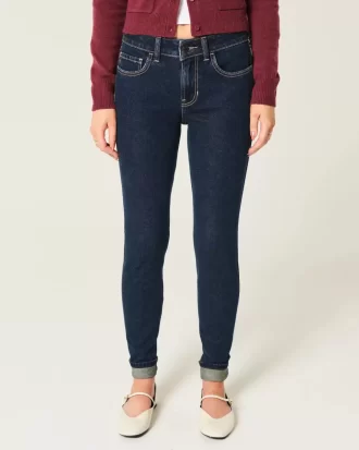 Ψηλόμεσα τζιν Dark Wash Skinny
