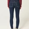 Ψηλόμεσα τζιν Dark Wash Skinny Ψηλόμεσα τζιν Dark Wash Skinny