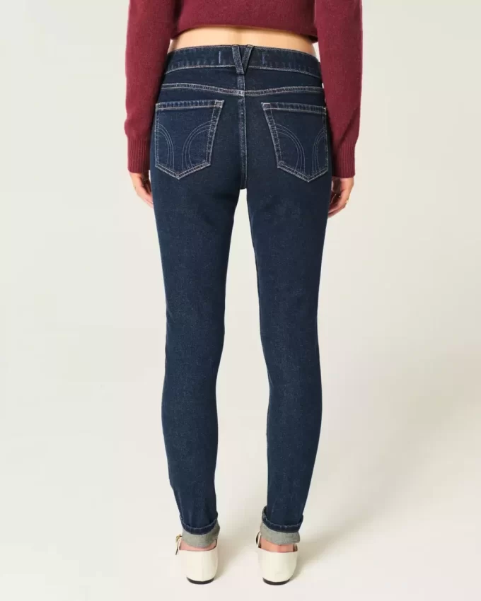Ψηλόμεσα τζιν Dark Wash Skinny Ψηλόμεσα τζιν Dark Wash Skinny
