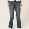 Υψηλό τζιν Dark Wash Straight