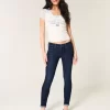 Χαμηλό τζιν Dark Wash Super Skinny Χαμηλό τζιν Dark Wash Super Skinny