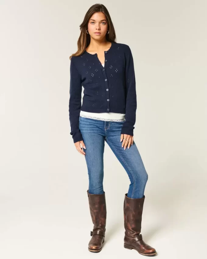 Υψηλό τζιν Dark Wash Super Skinny Υψηλό τζιν Dark Wash Super Skinny
