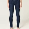 Χαμηλό τζιν Dark Wash Super Skinny Χαμηλό τζιν Dark Wash Super Skinny