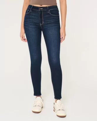 Υψηλό τζιν Dark Wash Super Skinny