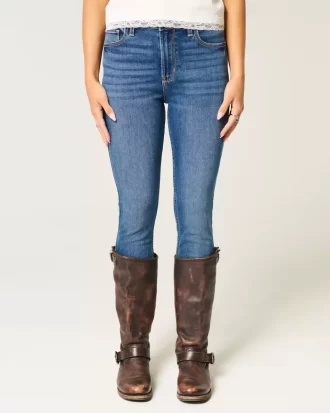 Υψηλό τζιν Dark Wash Super Skinny Υψηλό τζιν Dark Wash Super Skinny