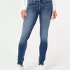 Χαμηλό τζιν Dark Wash Super Skinny Χαμηλό τζιν Dark Wash Super Skinny