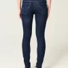 Χαμηλό τζιν Dark Wash Super Skinny Χαμηλό τζιν Dark Wash Super Skinny