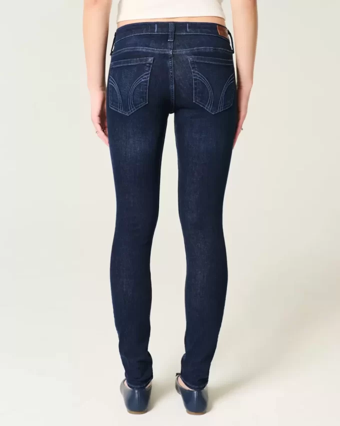 Χαμηλό τζιν Dark Wash Super Skinny Χαμηλό τζιν Dark Wash Super Skinny