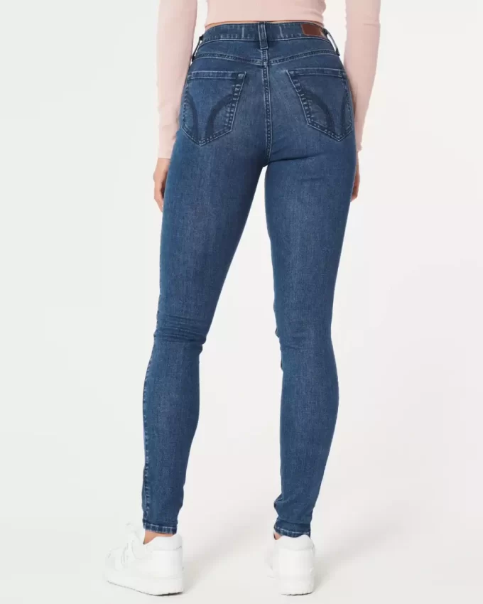 Υψηλό τζιν Dark Wash Super Skinny Υψηλό τζιν Dark Wash Super Skinny