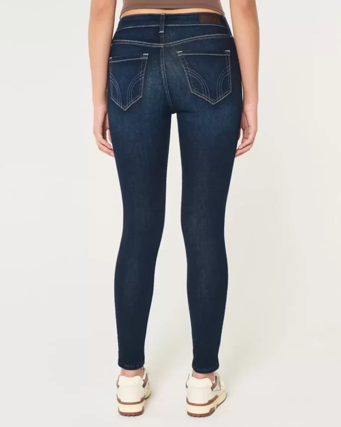 Υψηλό τζιν Dark Wash Super Skinny Υψηλό τζιν Dark Wash Super Skinny