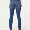 Χαμηλό τζιν Dark Wash Super Skinny Χαμηλό τζιν Dark Wash Super Skinny