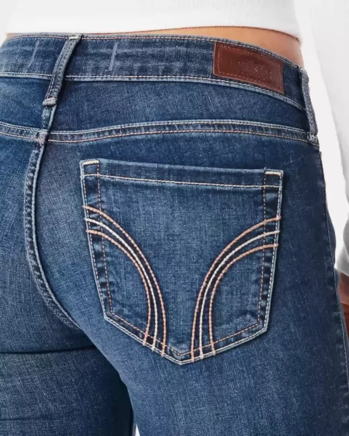 Χαμηλό τζιν Dark Wash Super Skinny Χαμηλό τζιν Dark Wash Super Skinny