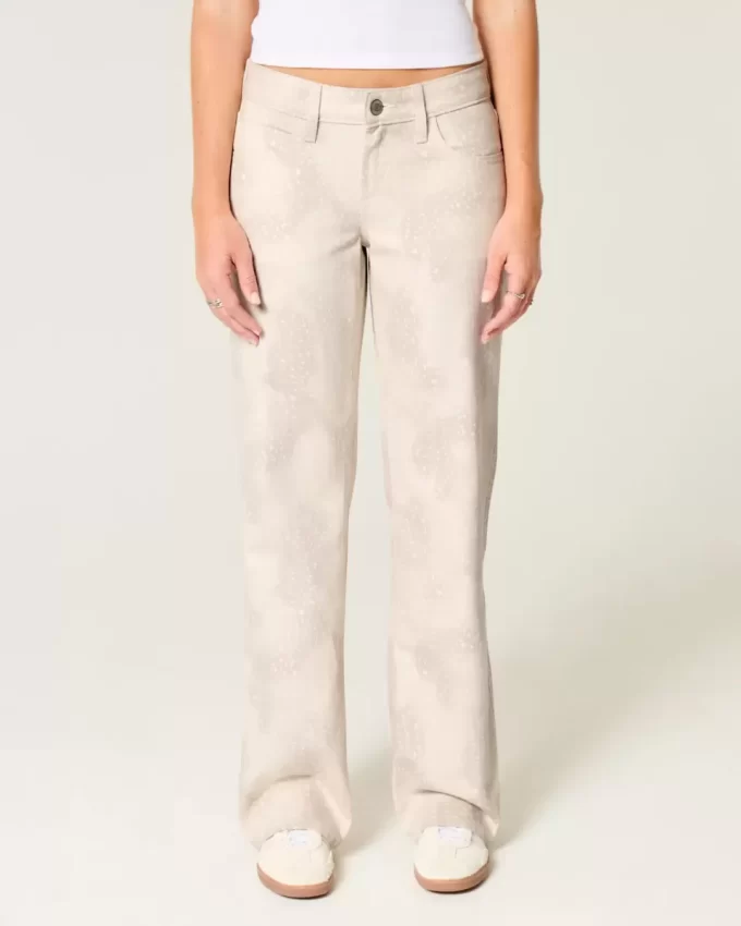Χαμηλό τζιν Doe Print Baggy Χαμηλό τζιν Doe Print Baggy