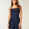 Μίνι φόρεμα Drop Waist Halter Μίνι φόρεμα Drop Waist Halter