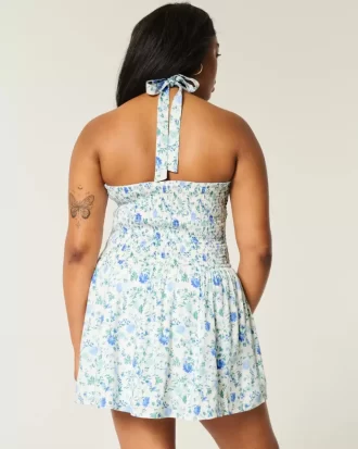 Μίνι φόρεμα Drop Waist Halter