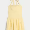 Μίνι φόρεμα Drop Waist Halter Μίνι φόρεμα Drop Waist Halter